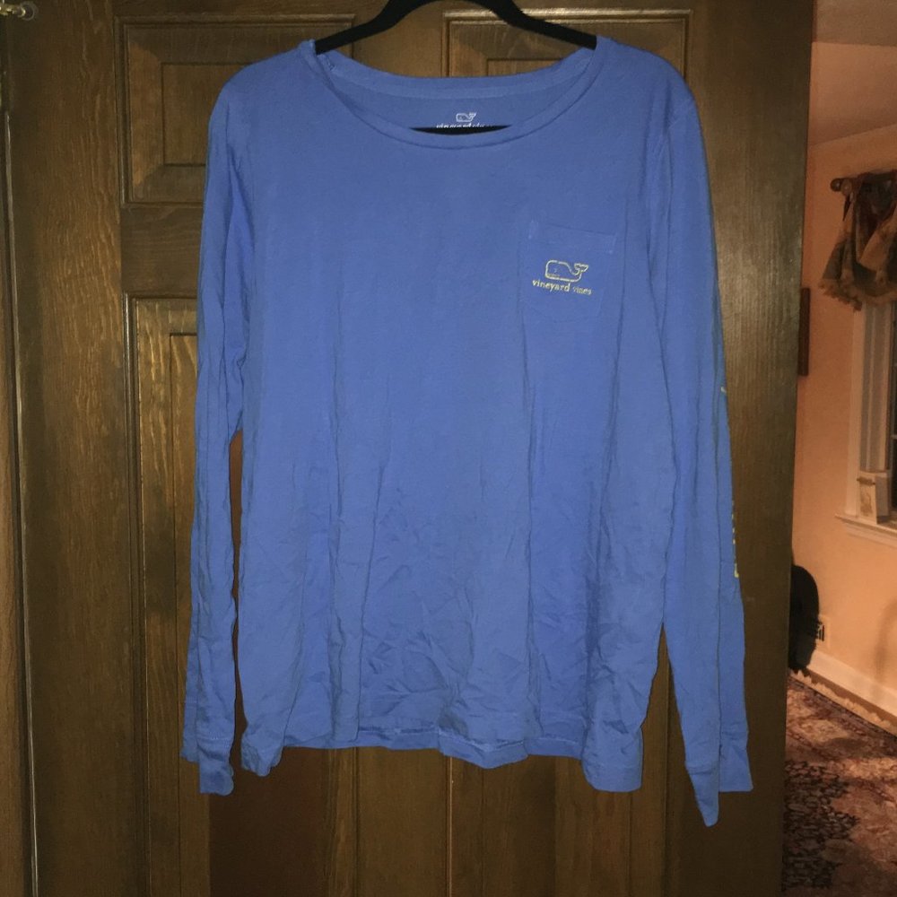 Blue Vineyard Vines Long Sleeve Tshirt